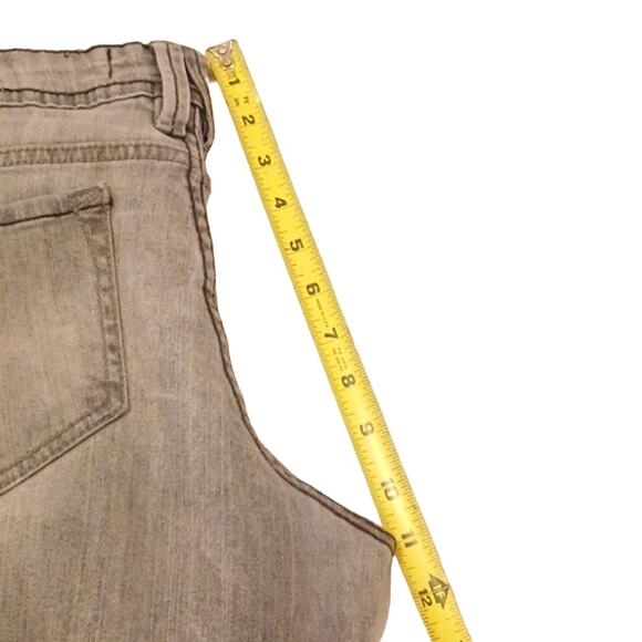 Miley Cyrus Max Azra Jeans Sz13 GRAY Skinny Straight Grunge Rocker Boho Street - Picture 8 of 9